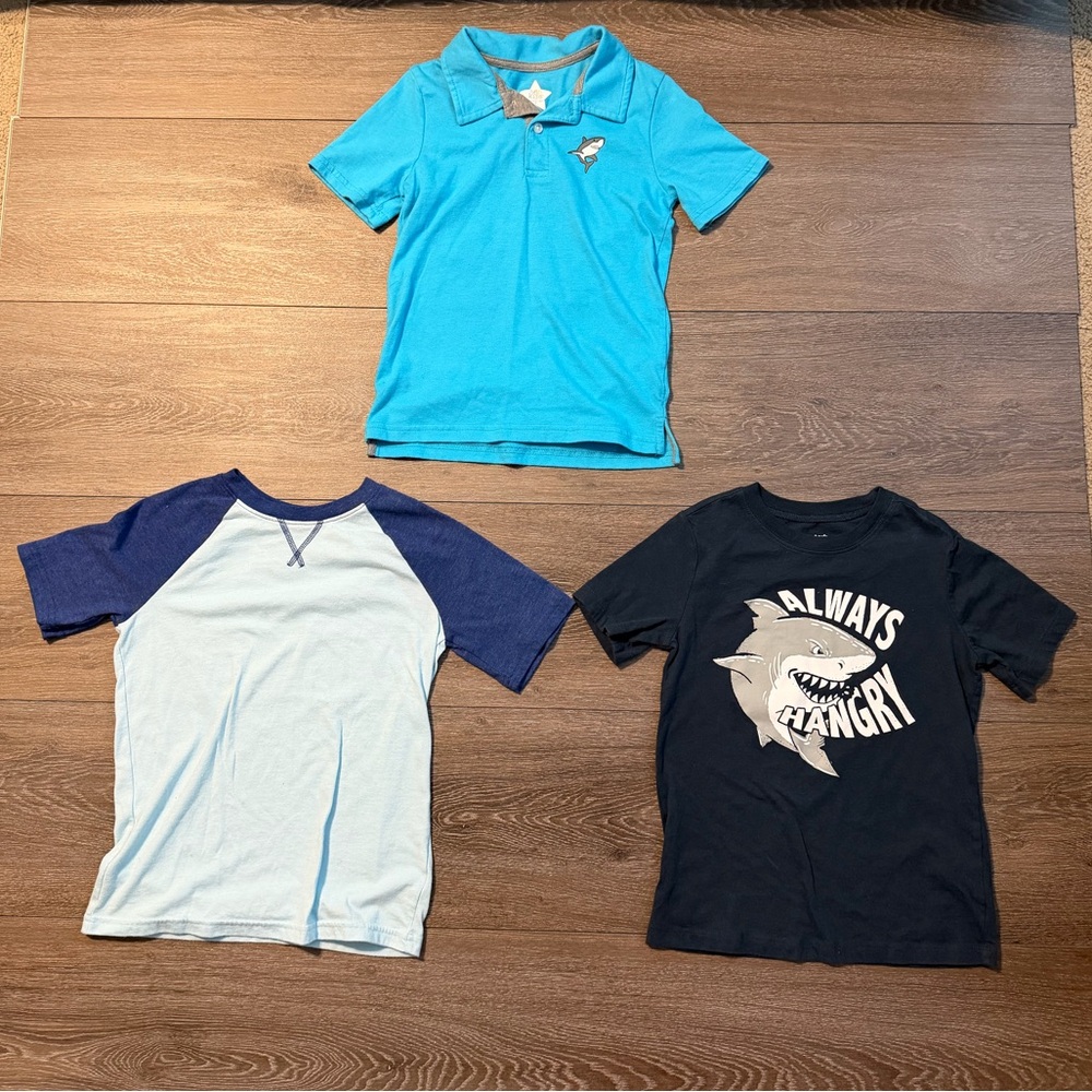 Boys Size 7 Short Sleeve Shirt Bundle